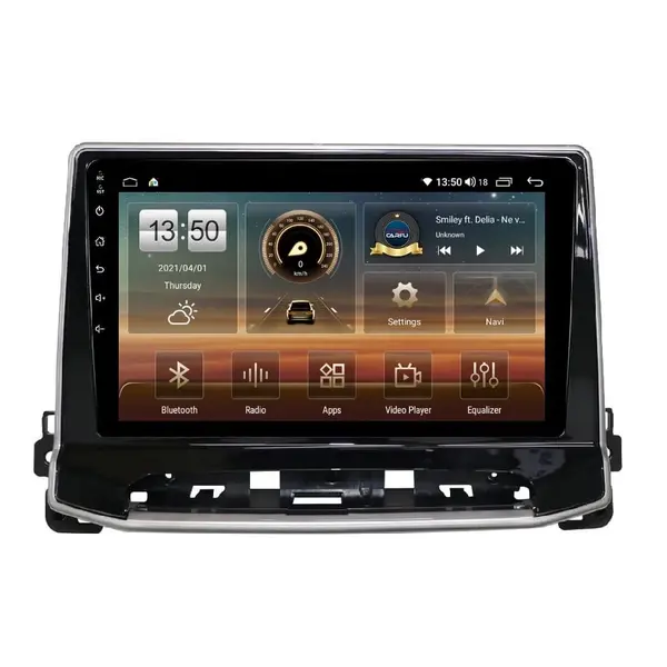 Navigatie dedicata cu Android Jeep Compass II dupa 2021, 6GB RAM, Radio GPS Dual Zone, Display HD QLED 10" Touchscreen, Internet Wi-Fi si slot SIM 4G, Bluetooth, MirrorLink, USB