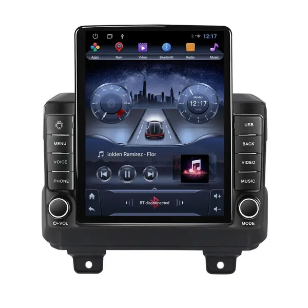 Navigatie dedicata cu Android Jeep Gladiator dupa 2019, 2GB RAM, Radio GPS Dual Zone, Touchscreen IPS 9.7" HD tip Tesla, Internet Wi-Fi, Bluetooth, MirrorLink, USB