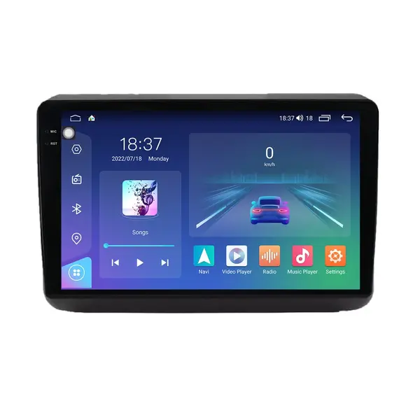 Navigatie dedicata cu Android Jeep Grand Cherokee IV 2014 - 2021, 8GB RAM, Radio GPS Dual Zone, Display 2K QLED 9.5" Touchscreen, Internet Wi-Fi si slot SIM 4G, Bluetooth, MirrorLink, USB