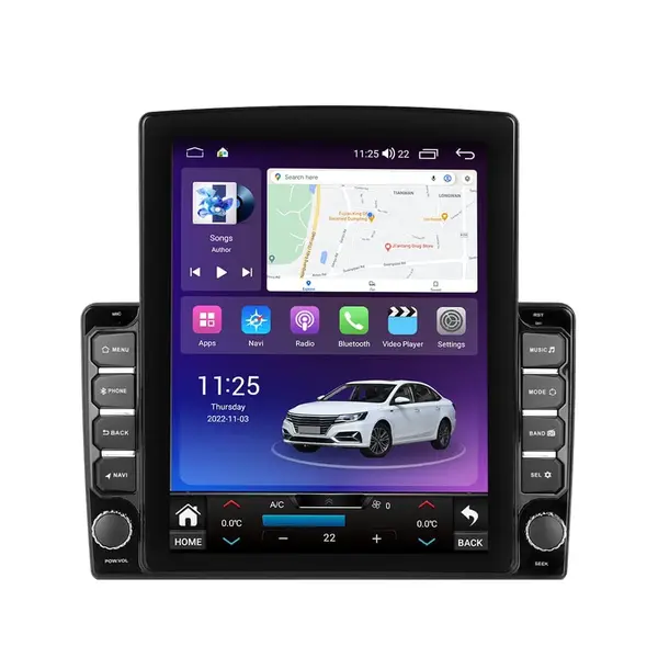 Navigatie dedicata cu Android Jeep Wrangler II 2003 - 2007, 8GB RAM, Radio GPS Dual Zone, Touchscreen IPS 9.7" HD tip Tesla, Internet Wi-Fi si slot SIM 4G, Bluetooth, MirrorLink, USB