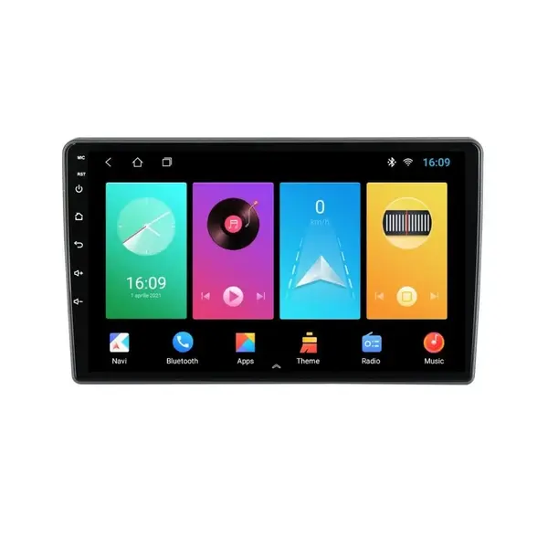 Navigatie dedicata cu Android Jeep Wrangler III (JK) 2007 - 2018, 2GB RAM, Radio GPS Dual Zone, Display HD IPS 10" Touchscreen, Internet Wi-Fi, Bluetooth, MirrorLink, USB