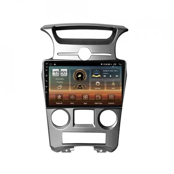 Navigatie dedicata cu Android KIA Carens III 2006 - 2013, clima automata, 8GB RAM, Radio GPS Dual Zone, Display HD QLED 9" Touchscreen, Internet Wi-Fi si slot SIM 4G, Bluetooth, MirrorLink, USB