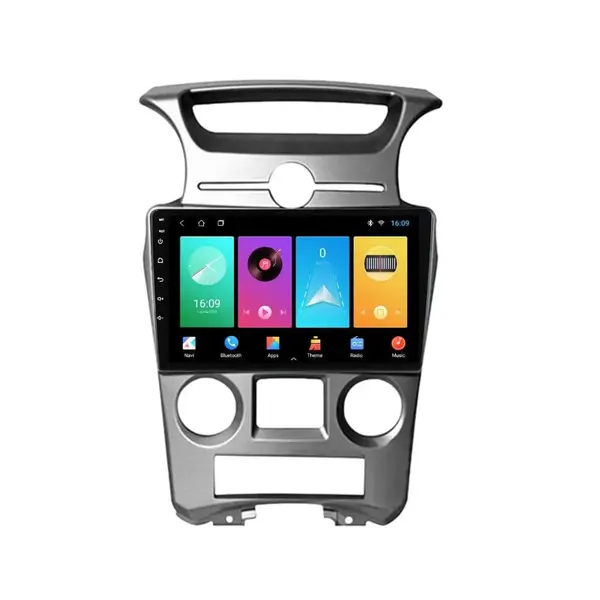 Navigatie dedicata cu Android KIA Carens III 2006 - 2013, clima automata, 1GB RAM, Radio GPS Dual Zone, Display HD IPS 9" Touchscreen, Internet Wi-Fi, Bluetooth, MirrorLink, USB
