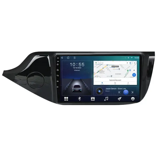 Navigatie dedicata cu Android KIA Ceed 2012 - 2018, 2GB RAM, Radio GPS Dual Zone, Display HD QLED 9" Touchscreen, Internet Wi-Fi si slot SIM 4G, Bluetooth, MirrorLink, USB