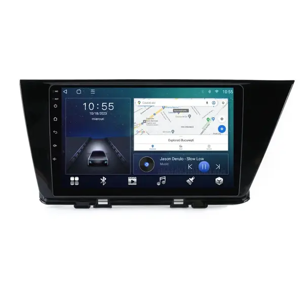 Navigatie dedicata cu Android Kia Niro 2016 - 2019, 2GB RAM, Radio GPS Dual Zone, Display HD QLED 9" Touchscreen, Internet Wi-Fi si slot SIM 4G, Bluetooth, MirrorLink, USB