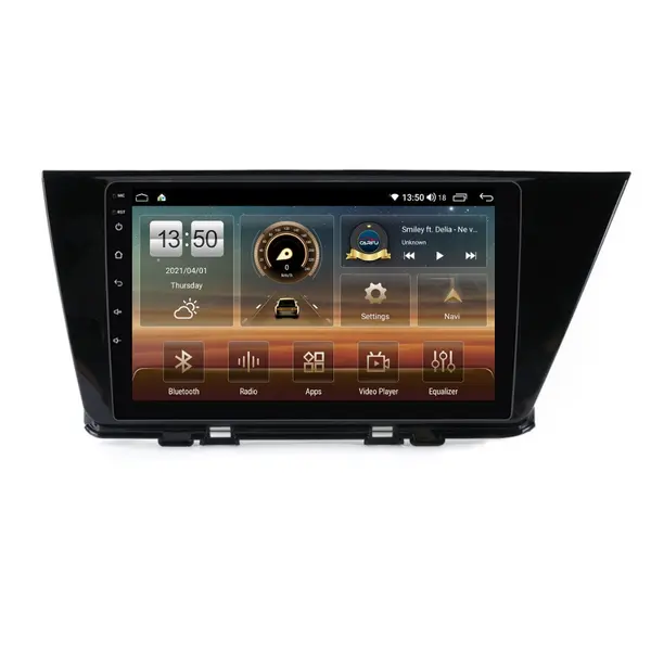 Navigatie dedicata cu Android Kia Niro 2016 - 2019, 8GB RAM, Radio GPS Dual Zone, Display HD QLED 9" Touchscreen, Internet Wi-Fi si slot SIM 4G, Bluetooth, MirrorLink, USB