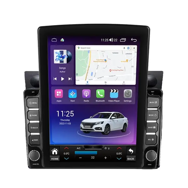 Navigatie dedicata cu Android Kia Picanto I 2004 - 2007, 8GB RAM, Radio GPS Dual Zone, Touchscreen IPS 9.7" HD tip Tesla, Internet Wi-Fi si slot SIM 4G, Bluetooth, MirrorLink, USB