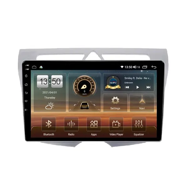 Navigatie dedicata cu Android Kia Picanto I 2007 - 2011, 4GB RAM, Radio GPS Dual Zone, Display HD QLED 9" Touchscreen, Internet Wi-Fi si slot SIM 4G, Bluetooth, MirrorLink, USB