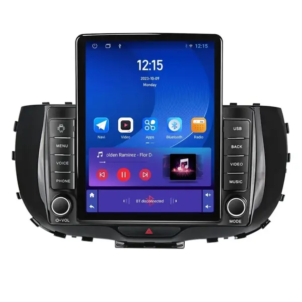 Navigatie dedicata cu Android Kia Soul dupa 2019, 1GB RAM, Radio GPS Dual Zone, Touchscreen IPS 9.7" HD tip Tesla, Internet Wi-Fi, Bluetooth, MirrorLink, USB