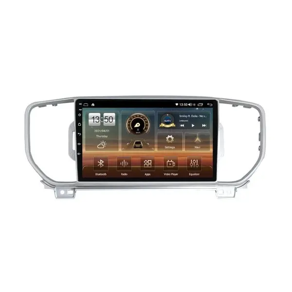 Navigatie dedicata cu Android KIA Sportage 2016 - 2018, 4GB RAM, Radio GPS Dual Zone, Display HD QLED 9" Touchscreen, Internet Wi-Fi si slot SIM 4G, Bluetooth, MirrorLink, USB