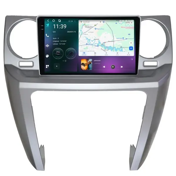 Navigatie dedicata cu Android Land Rover Discovery III 2004 - 2009, 12GB RAM, Radio GPS Dual Zone, Display 2K QLED 9.5" Touchscreen, Internet Wi-Fi si slot SIM 4G, Bluetooth, MirrorLink, USB