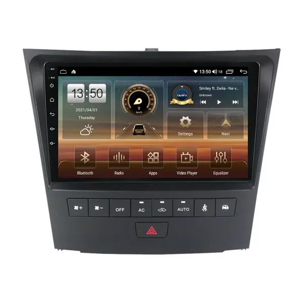 Navigatie dedicata cu Android Lexus GS 2005 - 2012, 4GB RAM, Radio GPS Dual Zone, Display HD QLED 9" Touchscreen, Internet Wi-Fi si slot SIM 4G, Bluetooth, MirrorLink, USB