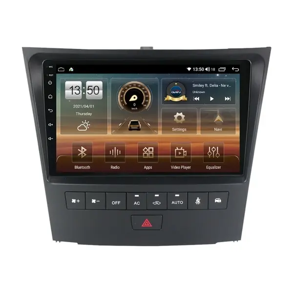 Navigatie dedicata cu Android Lexus GS 2005 - 2012, 8GB RAM, Radio GPS Dual Zone, Display HD QLED 9" Touchscreen, Internet Wi-Fi si slot SIM 4G, Bluetooth, MirrorLink, USB