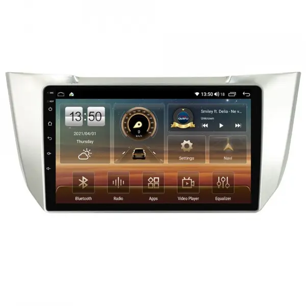 Navigatie dedicata cu Android Lexus RX 2003 - 2009, 8GB RAM, Radio GPS Dual Zone, Display HD QLED 9" Touchscreen, Internet Wi-Fi si slot SIM 4G, Bluetooth, MirrorLink, USB