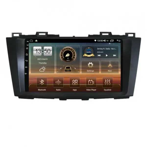Navigatie dedicata cu Android Mazda 5 2010 - 2017, 8GB RAM, Radio GPS Dual Zone, Display HD QLED 9" Touchscreen, Internet Wi-Fi si slot SIM 4G, Bluetooth, MirrorLink, USB