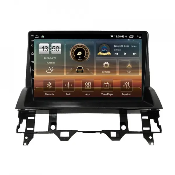 Navigatie dedicata cu Android Mazda 6 2002 - 2008, 8GB RAM, Radio GPS Dual Zone, Display HD QLED 10" Touchscreen, Internet Wi-Fi si slot SIM 4G, Bluetooth, MirrorLink, USB