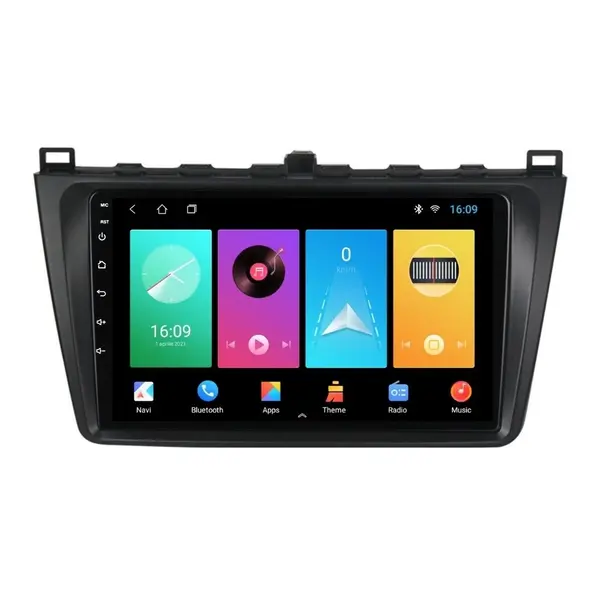 Navigatie dedicata cu Android Mazda 6 2008 - 2013, 1GB RAM, Radio GPS Dual Zone, Display HD IPS 9" Touchscreen, Internet Wi-Fi, Bluetooth, MirrorLink, USB