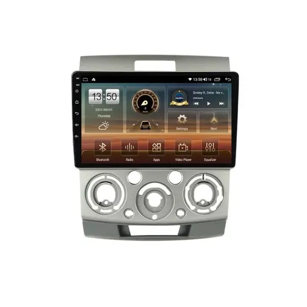 Navigatie dedicata cu Android Mazda BT-50 2005 - 2011, 4GB RAM, Radio GPS Dual Zone, Display HD QLED 9" Touchscreen, Internet Wi-Fi si slot SIM 4G, Bluetooth, MirrorLink, USB