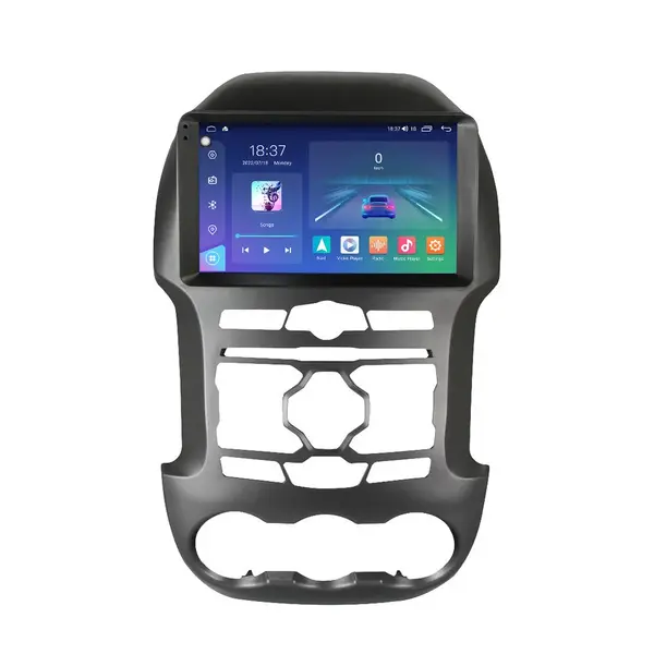 Navigatie dedicata cu Android Mazda BT-50 2011 - 2015, 8GB RAM, Radio GPS Dual Zone, Display 2K QLED 9.5" Touchscreen, Internet Wi-Fi si slot SIM 4G, Bluetooth, MirrorLink, USB