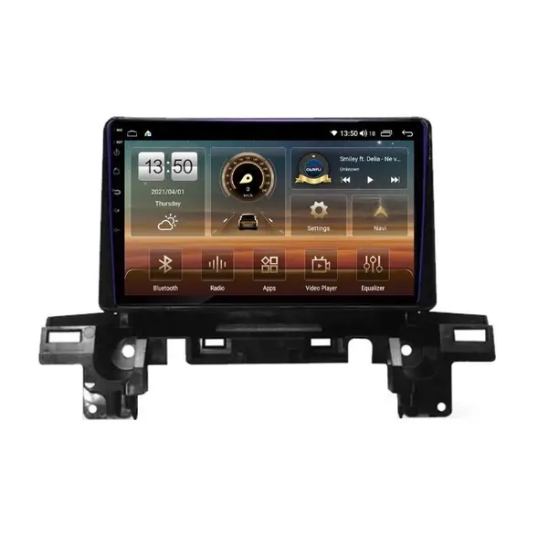 Navigatie dedicata cu Android Mazda CX-5 2017 - 2021, 6GB RAM, Radio GPS Dual Zone, Display HD QLED 9" Touchscreen, Internet Wi-Fi si slot SIM 4G, Bluetooth, MirrorLink, USB