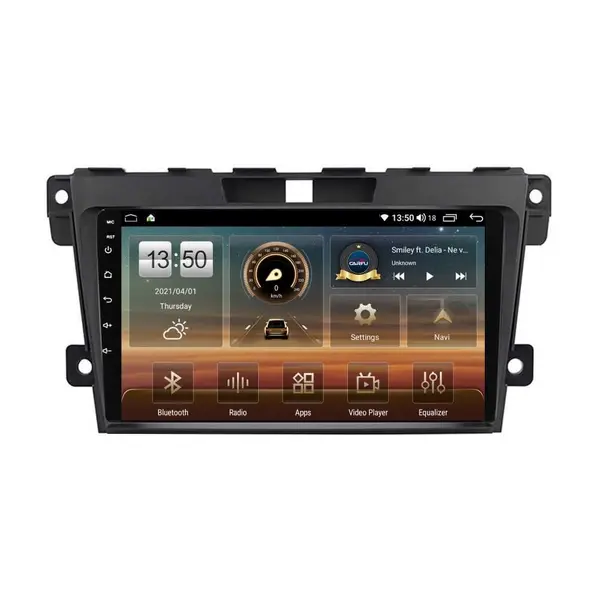Navigatie dedicata cu Android Mazda CX-7 2006 - 2015, 4GB RAM, Radio GPS Dual Zone, Display HD QLED 9" Touchscreen, Internet Wi-Fi si slot SIM 4G, Bluetooth, MirrorLink, USB
