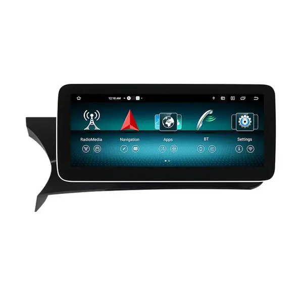 Navigatie dedicata cu Android Mercedes C-Class W204 2011 - 2014 cu navigatie NTG 4.5 / 4.7, 6GB RAM, Radio GPS Dual Zone, Display QLED 12.3" Touchscreen, Internet Wi-Fi si slot SIM 4G, Bluetooth, MirrorLink, USB