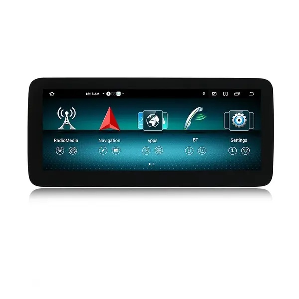 Navigatie dedicata cu Android Mercedes CLA C117 2015 - 2019 cu navigatie NTG 5 / 5.1, 6GB RAM, Radio GPS Dual Zone, Display QLED 12.3" Touchscreen, Internet Wi-Fi si slot SIM 4G, Bluetooth, MirrorLink, USB
