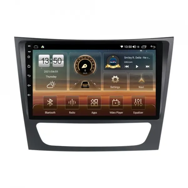 Navigatie dedicata cu Android Mercedes CLS C219 2004 - 2011, 6GB RAM, Radio GPS Dual Zone, Display HD QLED 9" Touchscreen, Internet Wi-Fi si slot SIM 4G, Bluetooth, MirrorLink, USB