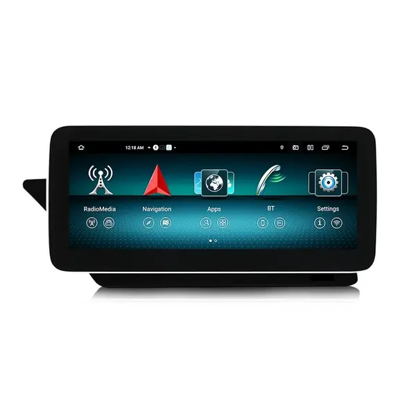 Navigatie dedicata cu Android Mercedes E-Class A207 / C207 2015 - 2016 cu navigatie NTG 5 / 5.1, 6GB RAM, Radio GPS Dual Zone, Display QLED 12.3" Touchscreen, Internet Wi-Fi si slot SIM 4G, Bluetooth, MirrorLink, USB