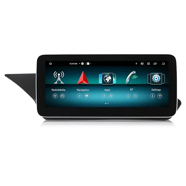 Navigatie dedicata cu Android Mercedes E-Class W212 2011 - 2015 cu navigatie NTG 4.5 / 4.7, 6GB RAM, Radio GPS Dual Zone, Display QLED 12.3" Touchscreen, Internet Wi-Fi si slot SIM 4G, Bluetooth, MirrorLink, USB