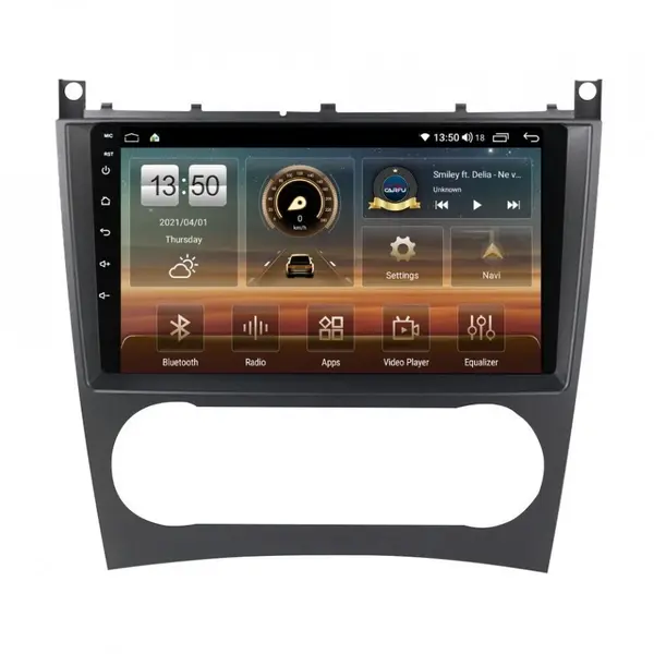 Navigatie dedicata cu Android Mercedes G-Class W463 2009 - 2012, 8GB RAM, Radio GPS Dual Zone, Display HD QLED 9" Touchscreen, Internet Wi-Fi si slot SIM 4G, Bluetooth, MirrorLink, USB