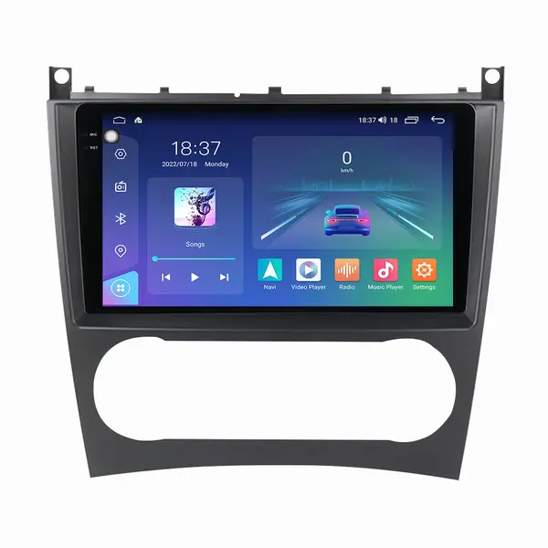 Navigatie dedicata cu Android Mercedes G-Class W463 2009 - 2012, 4GB RAM, Radio GPS Dual Zone, Display 2K QLED 9.5" Touchscreen, Internet Wi-Fi si slot SIM 4G, Bluetooth, MirrorLink, USB