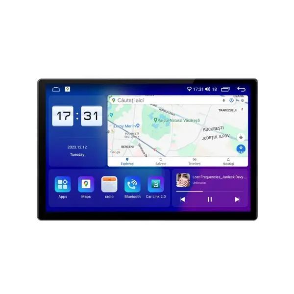 Navigatie dedicata cu Android Mercedes GL-Class GL X166 2012 - 2015, 4GB RAM, Radio GPS Dual Zone, Display 2K QLED 13" Touchscreen, Internet Wi-Fi si slot SIM 4G, Bluetooth, MirrorLink, USB