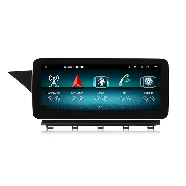 Navigatie dedicata cu Android Mercedes GLK X204 2012 - 2015 cu navigatie NTG 4.5 / 4.7, 6GB RAM, Radio GPS Dual Zone, Display QLED 12.3" Touchscreen, Internet Wi-Fi si slot SIM 4G, Bluetooth, MirrorLink, USB