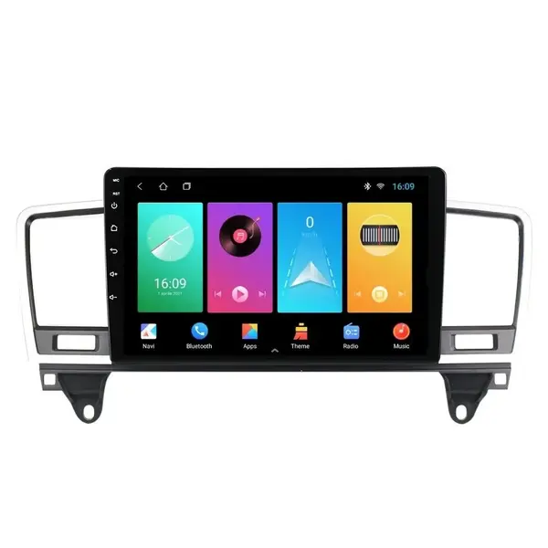 Navigatie dedicata cu Android Mercedes M-Class ML W166 2011 - 2015, 1GB RAM, Radio GPS Dual Zone, Display HD IPS 9" Touchscreen, Internet Wi-Fi, Bluetooth, MirrorLink, USB