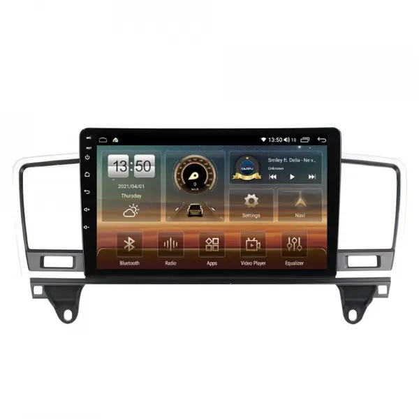 Navigatie dedicata cu Android Mercedes M-Class ML W166 2011 - 2015, 6GB RAM, Radio GPS Dual Zone, Display HD QLED 9" Touchscreen, Internet Wi-Fi si slot SIM 4G, Bluetooth, MirrorLink, USB