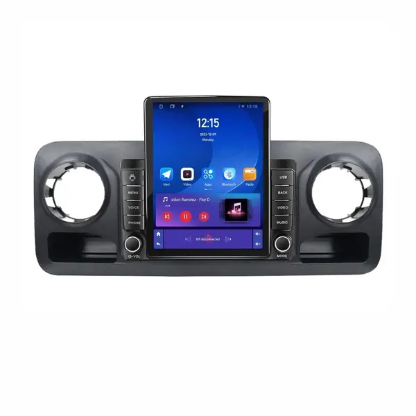Navigatie dedicata cu Android Mercedes Sprinter dupa 2018, 1GB RAM, Radio GPS Dual Zone, Touchscreen IPS 9.7" HD tip Tesla, Internet Wi-Fi, Bluetooth, MirrorLink, USB