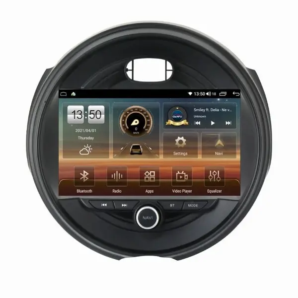 Navigatie dedicata cu Android Mini Cooper / One (F55, F56, F57) 2014 - 2020, 8GB RAM, Radio GPS Dual Zone, Display HD QLED 9" Touchscreen, Internet Wi-Fi si slot SIM 4G, Bluetooth, MirrorLink, USB