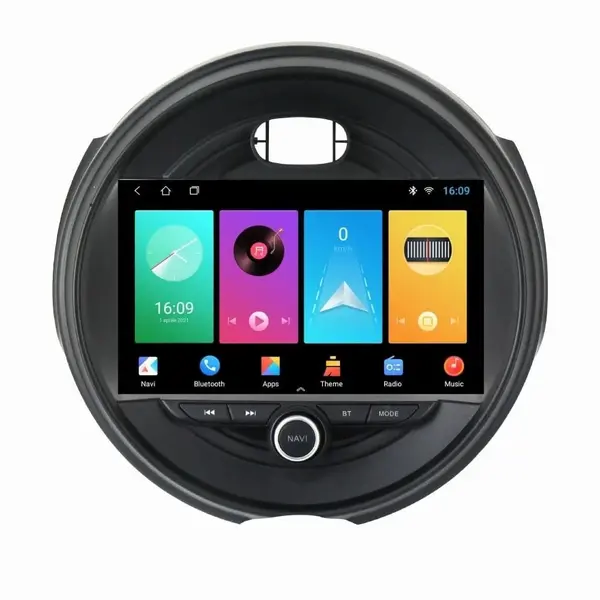 Navigatie dedicata cu Android Mini Cooper / One (F55, F56, F57) 2014 - 2020, 2GB RAM, Radio GPS Dual Zone, Display HD IPS 9" Touchscreen, Internet Wi-Fi, Bluetooth, MirrorLink, USB