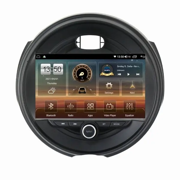 Navigatie dedicata cu Android Mini Cooper / One (F55, F56, F57) 2014 - 2020, 4GB RAM, Radio GPS Dual Zone, Display HD QLED 9" Touchscreen, Internet Wi-Fi si slot SIM 4G, Bluetooth, MirrorLink, USB