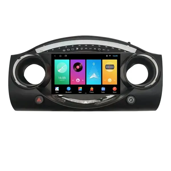 Navigatie dedicata cu Android Mini Cooper / One (R50, R52, R53) 2001 - 2008, 2GB RAM, Radio GPS Dual Zone, Display HD IPS 9" Touchscreen, Internet Wi-Fi, Bluetooth, MirrorLink, USB
