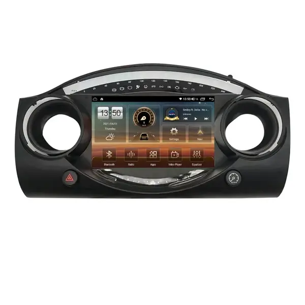 Navigatie dedicata cu Android Mini Cooper / One (R50, R52, R53) 2001 - 2008, 8GB RAM, Radio GPS Dual Zone, Display HD QLED 9" Touchscreen, Internet Wi-Fi si slot SIM 4G, Bluetooth, MirrorLink, USB