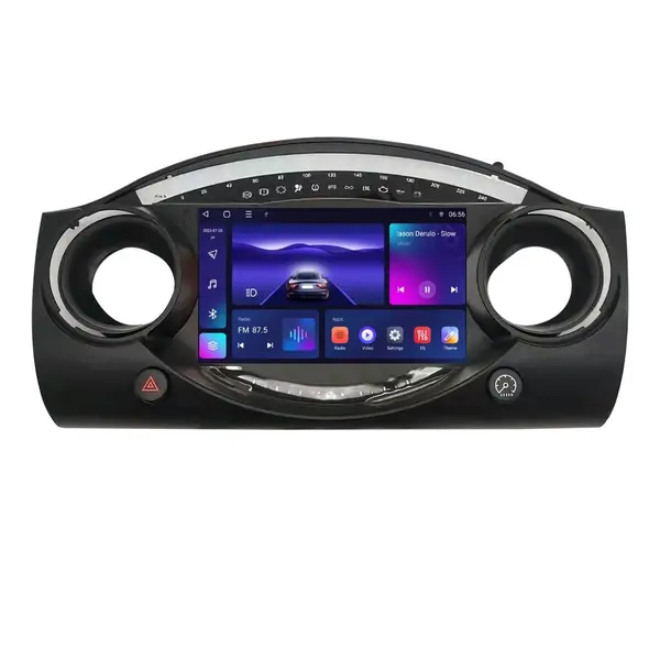 Navigatie dedicata cu Android Mini Cooper / One (R50, R52, R53) 2001 - 2008, 4GB RAM, Radio GPS Dual Zone, Display HD IPS 9" Touchscreen, Internet Wi-Fi, Bluetooth, MirrorLink, USB