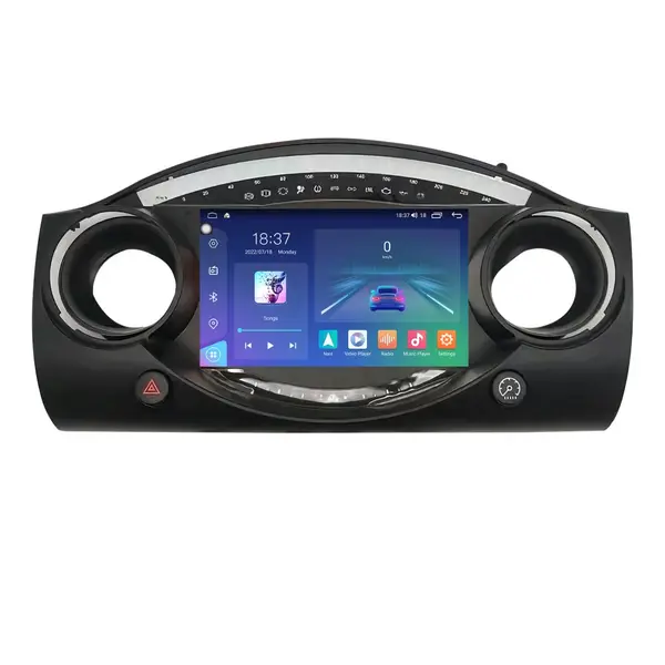 Navigatie dedicata cu Android Mini Cooper / One (R50, R52, R53) 2001 - 2008, 8GB RAM, Radio GPS Dual Zone, Display 2K QLED 9.5" Touchscreen, Internet Wi-Fi si slot SIM 4G, Bluetooth, MirrorLink, USB