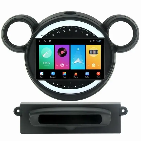 Navigatie dedicata cu Android Mini Countryman / Paceman (R60, R61) 2010 - 2017, 1GB RAM, Radio GPS Dual Zone, Display HD IPS 9" Touchscreen, Internet Wi-Fi, Bluetooth, MirrorLink, USB