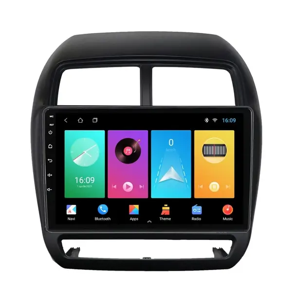 Navigatie dedicata cu Android Mitsubishi ASX 2016 - 2019, 2GB RAM, Radio GPS Dual Zone, Display HD IPS 9" Touchscreen, Internet Wi-Fi, Bluetooth, MirrorLink, USB