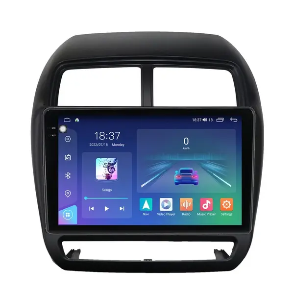 Navigatie dedicata cu Android Mitsubishi ASX 2016 - 2019, 8GB RAM, Radio GPS Dual Zone, Display 2K QLED 9.5" Touchscreen, Internet Wi-Fi si slot SIM 4G, Bluetooth, MirrorLink, USB