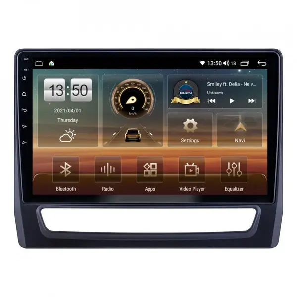 Navigatie dedicata cu Android Mitsubishi ASX dupa 2019, 8GB RAM, Radio GPS Dual Zone, Display HD QLED 10" Touchscreen, Internet Wi-Fi si slot SIM 4G, Bluetooth, MirrorLink, USB