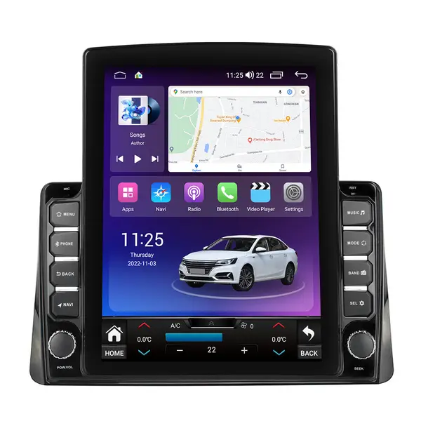Navigatie dedicata cu Android Mitsubishi Eclipse Cross 2017 - 2020, 8GB RAM, Radio GPS Dual Zone, Touchscreen IPS 9.7" HD tip Tesla, Internet Wi-Fi si slot SIM 4G, Bluetooth, MirrorLink, USB