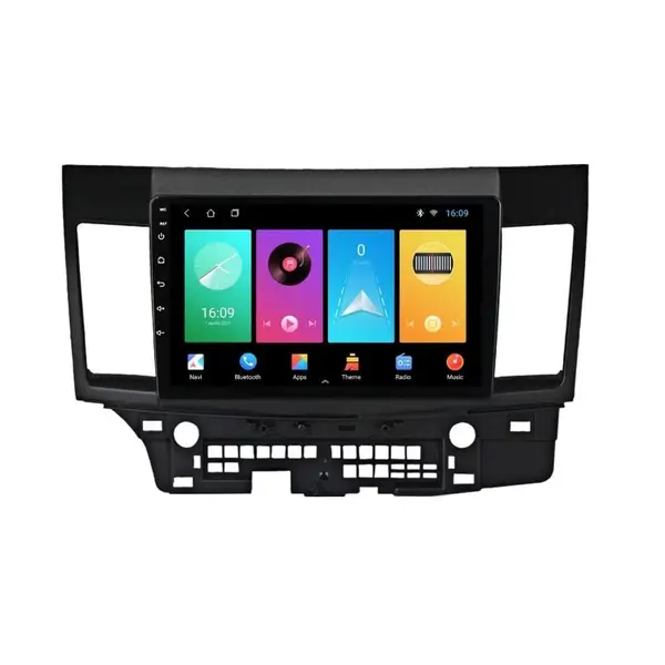Navigatie dedicata cu Android Mitsubishi Lancer dupa 2007, 1GB RAM, Radio GPS Dual Zone, Display HD IPS 10" Touchscreen, Internet Wi-Fi, Bluetooth, MirrorLink, USB